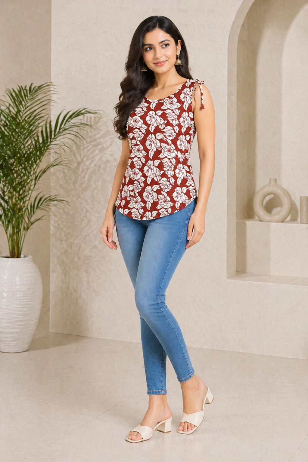 Western fashion design women's top